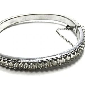 Vintage Jewelry 1959's Dazzling Diamante Cuff Bracelet
